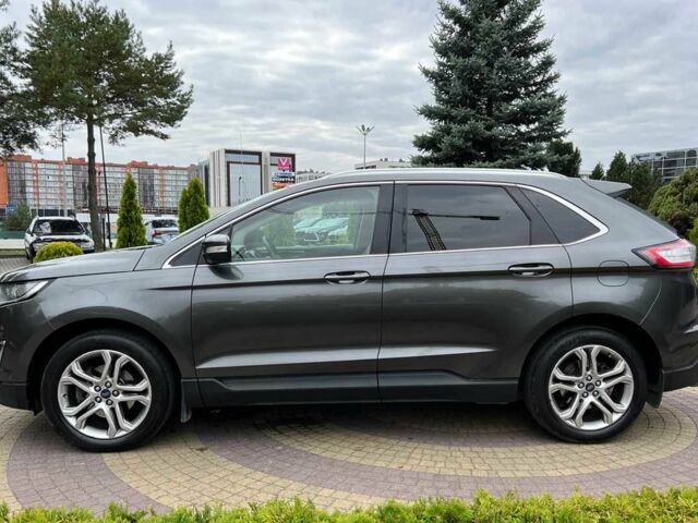 Серый Форд Эдж, объемом двигателя 2 л и пробегом 212 тыс. км за 16999 $, фото 3 на Automoto.ua