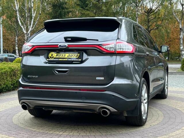 Серый Форд Эдж, объемом двигателя 2 л и пробегом 212 тыс. км за 16999 $, фото 6 на Automoto.ua