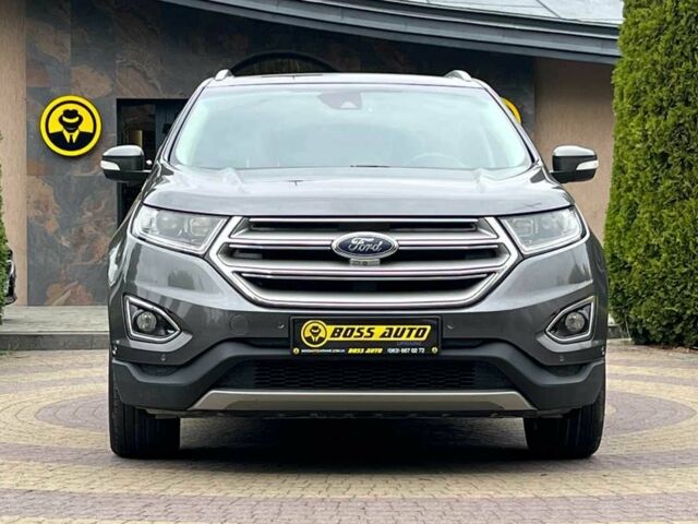 Серый Форд Эдж, объемом двигателя 2 л и пробегом 212 тыс. км за 16999 $, фото 1 на Automoto.ua