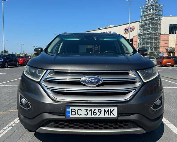 Серый Форд Эдж, объемом двигателя 2 л и пробегом 212 тыс. км за 16500 $, фото 1 на Automoto.ua