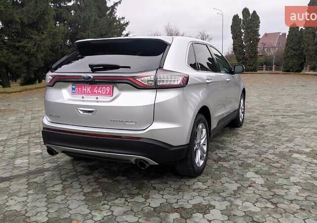 Серый Форд Эдж, объемом двигателя 2 л и пробегом 227 тыс. км за 12999 $, фото 6 на Automoto.ua