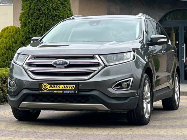 Серый Форд Эдж, объемом двигателя 2 л и пробегом 212 тыс. км за 16999 $, фото 2 на Automoto.ua