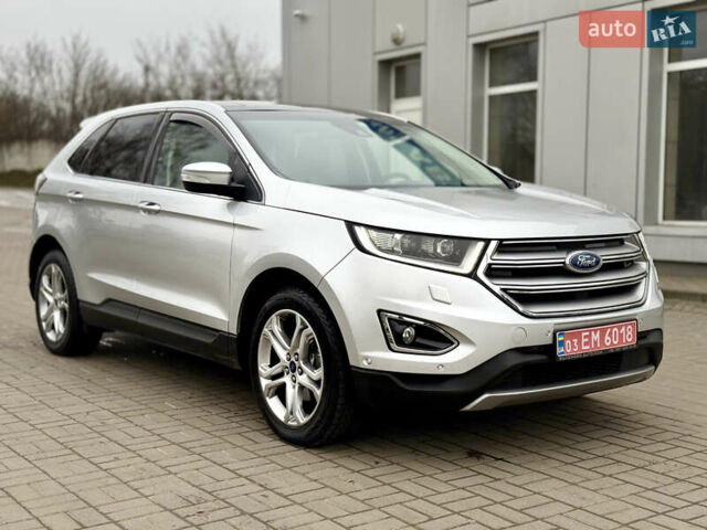 Серый Форд Эдж, объемом двигателя 2 л и пробегом 204 тыс. км за 19500 $, фото 2 на Automoto.ua