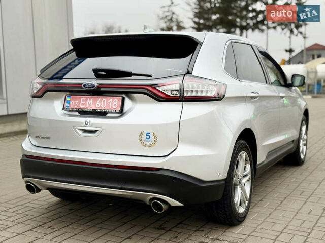 Серый Форд Эдж, объемом двигателя 2 л и пробегом 204 тыс. км за 19500 $, фото 11 на Automoto.ua