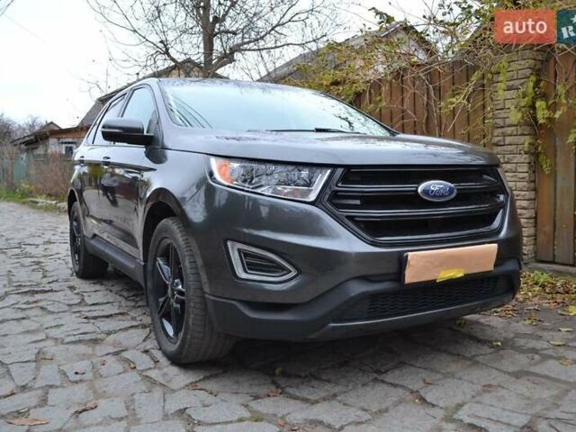 Серый Форд Эдж, объемом двигателя 2 л и пробегом 88 тыс. км за 19900 $, фото 2 на Automoto.ua