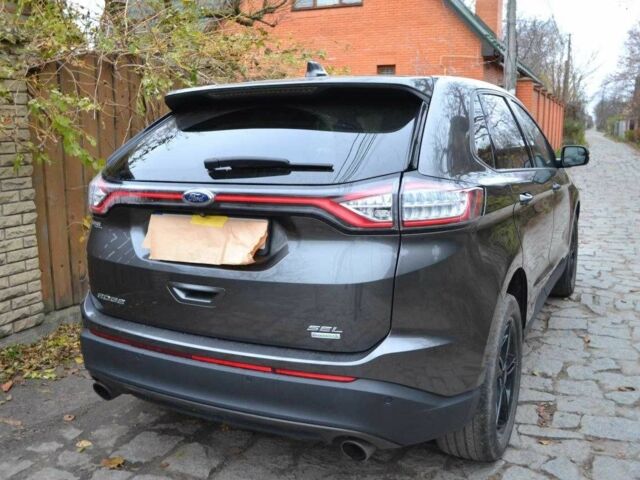 Серый Форд Эдж, объемом двигателя 2 л и пробегом 88 тыс. км за 19900 $, фото 1 на Automoto.ua