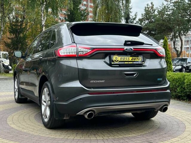 Серый Форд Эдж, объемом двигателя 2 л и пробегом 212 тыс. км за 16999 $, фото 4 на Automoto.ua