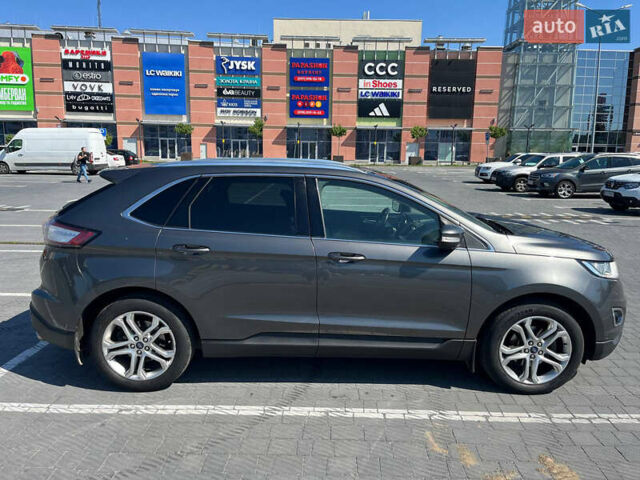 Серый Форд Эдж, объемом двигателя 2 л и пробегом 212 тыс. км за 16500 $, фото 9 на Automoto.ua