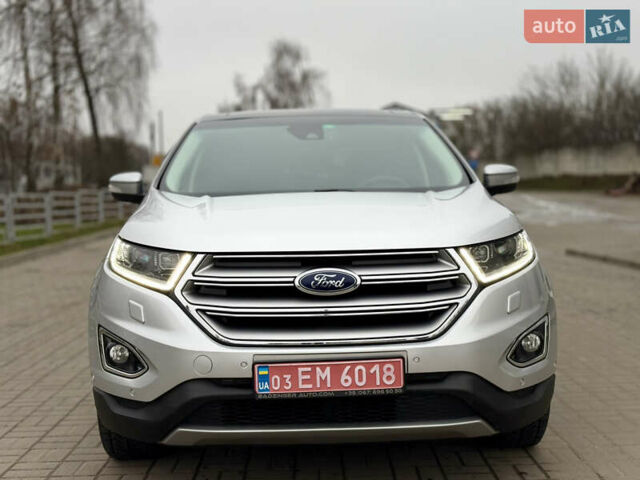 Серый Форд Эдж, объемом двигателя 2 л и пробегом 204 тыс. км за 19500 $, фото 3 на Automoto.ua