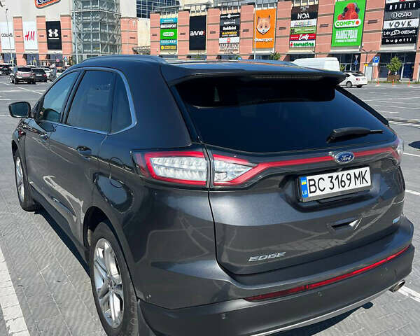 Серый Форд Эдж, объемом двигателя 2 л и пробегом 212 тыс. км за 16500 $, фото 6 на Automoto.ua