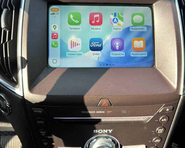 Сірий Форд Едж, об'ємом двигуна 2 л та пробігом 154 тис. км за 17500 $, фото 15 на Automoto.ua