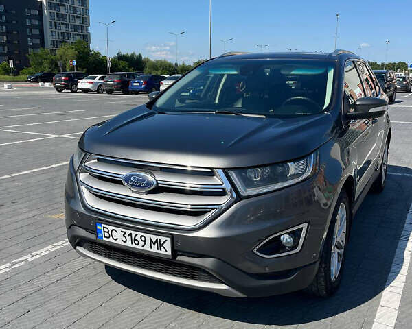 Серый Форд Эдж, объемом двигателя 2 л и пробегом 212 тыс. км за 16500 $, фото 4 на Automoto.ua