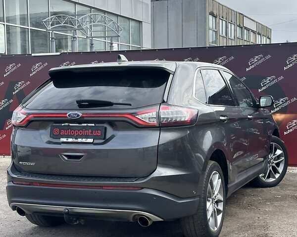 Сірий Форд Едж, об'ємом двигуна 2 л та пробігом 148 тис. км за 15500 $, фото 7 на Automoto.ua
