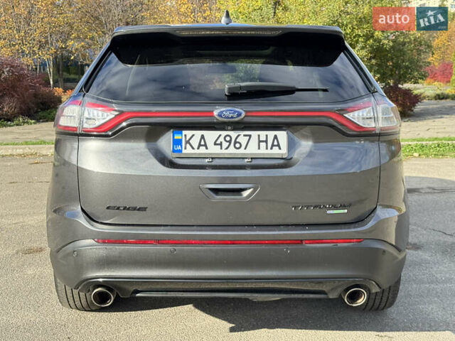 Сірий Форд Едж, об'ємом двигуна 2 л та пробігом 154 тис. км за 17500 $, фото 8 на Automoto.ua
