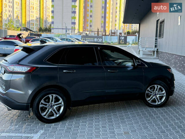 Серый Форд Эдж, объемом двигателя 2 л и пробегом 101 тыс. км за 16700 $, фото 13 на Automoto.ua