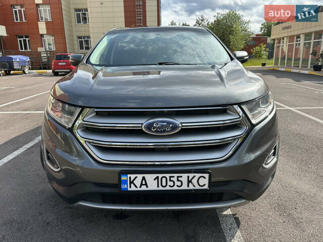 Серый Форд Эдж, объемом двигателя 2 л и пробегом 161 тыс. км за 13900 $, фото 2 на Automoto.ua