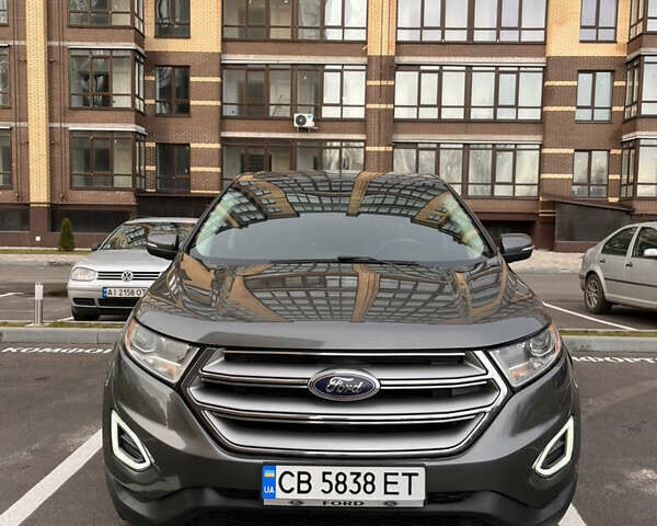 Серый Форд Эдж, объемом двигателя 2 л и пробегом 167 тыс. км за 15300 $, фото 1 на Automoto.ua