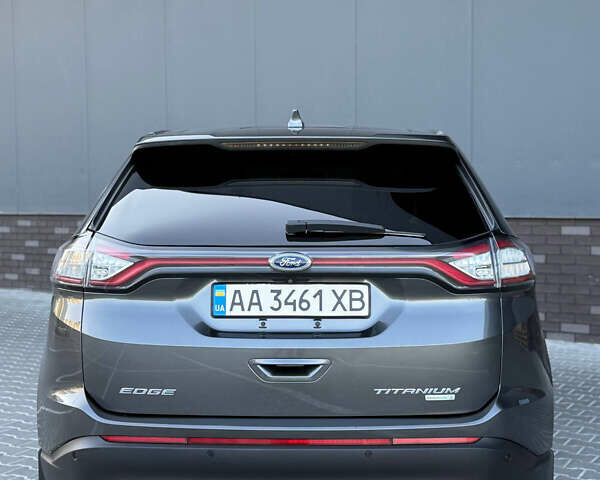 Серый Форд Эдж, объемом двигателя 2 л и пробегом 101 тыс. км за 16700 $, фото 8 на Automoto.ua