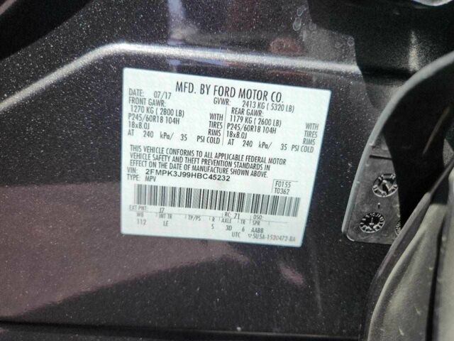 Сірий Форд Едж, об'ємом двигуна 2 л та пробігом 46 тис. км за 2800 $, фото 12 на Automoto.ua