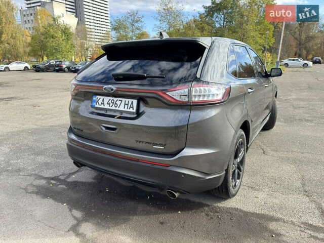 Сірий Форд Едж, об'ємом двигуна 2 л та пробігом 154 тис. км за 17500 $, фото 3 на Automoto.ua