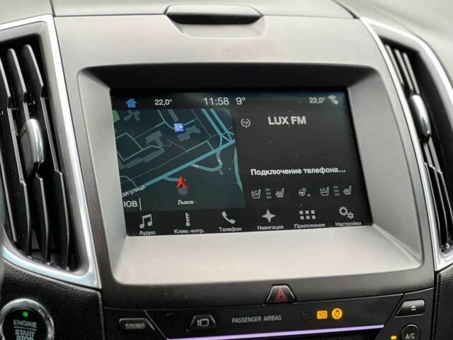 Серый Форд Эдж, объемом двигателя 2 л и пробегом 212 тыс. км за 16999 $, фото 12 на Automoto.ua