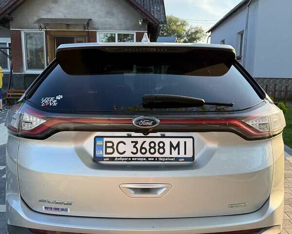 Серый Форд Эдж, объемом двигателя 2 л и пробегом 53 тыс. км за 15900 $, фото 13 на Automoto.ua