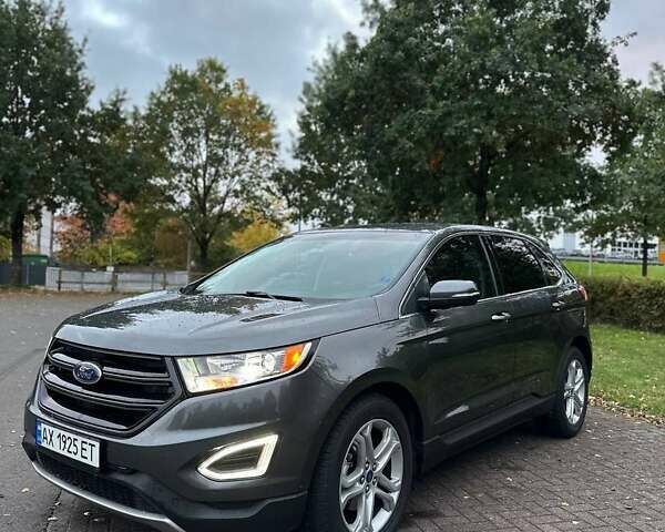 Серый Форд Эдж, объемом двигателя 2 л и пробегом 137 тыс. км за 12950 $, фото 1 на Automoto.ua