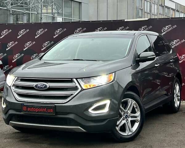 Серый Форд Эдж, объемом двигателя 2 л и пробегом 109 тыс. км за 21000 $, фото 2 на Automoto.ua