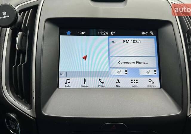 Сірий Форд Едж, об'ємом двигуна 2 л та пробігом 94 тис. км за 18990 $, фото 19 на Automoto.ua