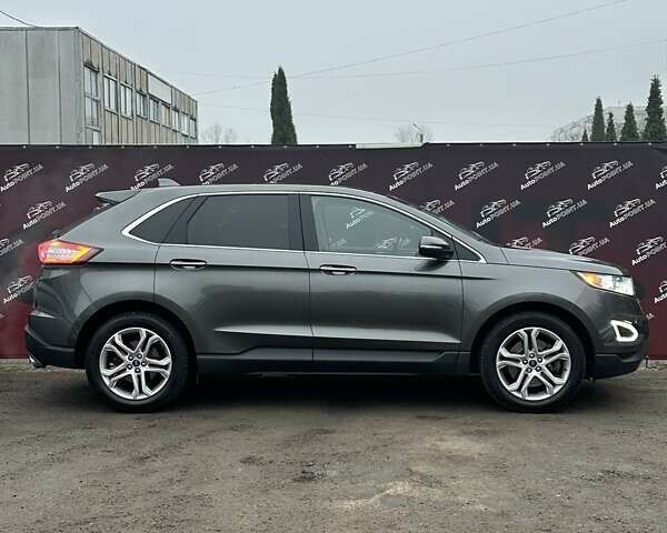 Серый Форд Эдж, объемом двигателя 2 л и пробегом 109 тыс. км за 21000 $, фото 3 на Automoto.ua