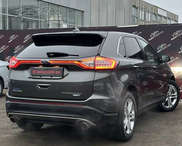 Серый Форд Эдж, объемом двигателя 2 л и пробегом 109 тыс. км за 21000 $, фото 9 на Automoto.ua