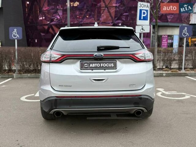 Серый Форд Эдж, объемом двигателя 2 л и пробегом 95 тыс. км за 16990 $, фото 4 на Automoto.ua