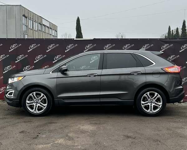 Серый Форд Эдж, объемом двигателя 2 л и пробегом 109 тыс. км за 21000 $, фото 4 на Automoto.ua