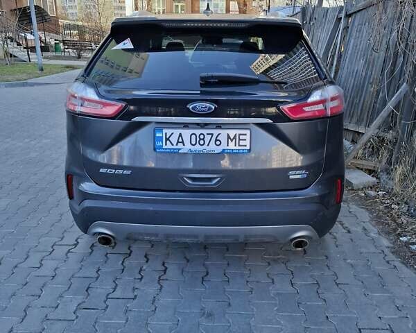 Серый Форд Эдж, объемом двигателя 2 л и пробегом 89 тыс. км за 19900 $, фото 2 на Automoto.ua