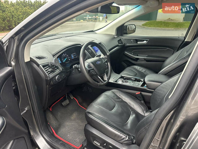 Серый Форд Эдж, объемом двигателя 2 л и пробегом 88 тыс. км за 17200 $, фото 14 на Automoto.ua
