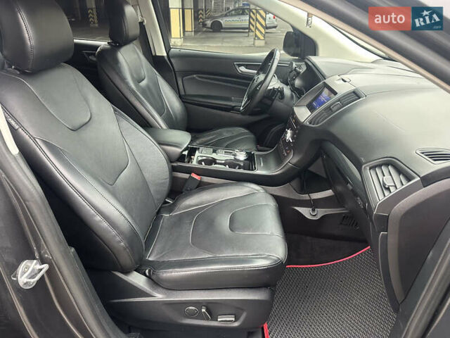 Серый Форд Эдж, объемом двигателя 2 л и пробегом 88 тыс. км за 17200 $, фото 22 на Automoto.ua