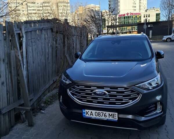 Серый Форд Эдж, объемом двигателя 2 л и пробегом 89 тыс. км за 19900 $, фото 1 на Automoto.ua