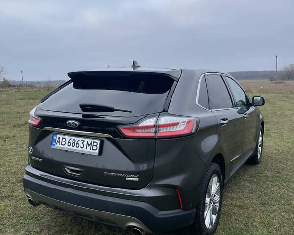 Серый Форд Эдж, объемом двигателя 2 л и пробегом 93 тыс. км за 19600 $, фото 14 на Automoto.ua