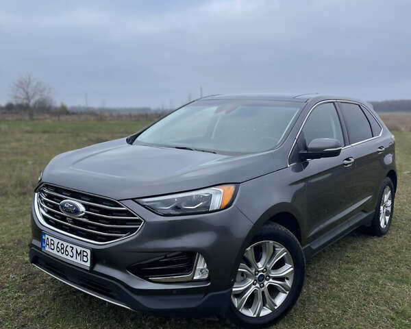 Серый Форд Эдж, объемом двигателя 2 л и пробегом 93 тыс. км за 19600 $, фото 2 на Automoto.ua