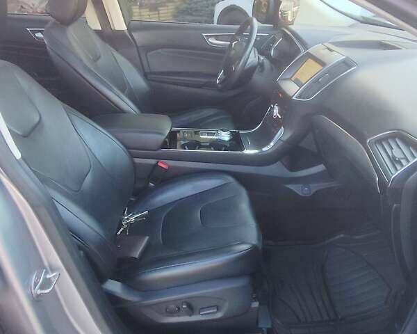 Серый Форд Эдж, объемом двигателя 2 л и пробегом 121 тыс. км за 19900 $, фото 15 на Automoto.ua