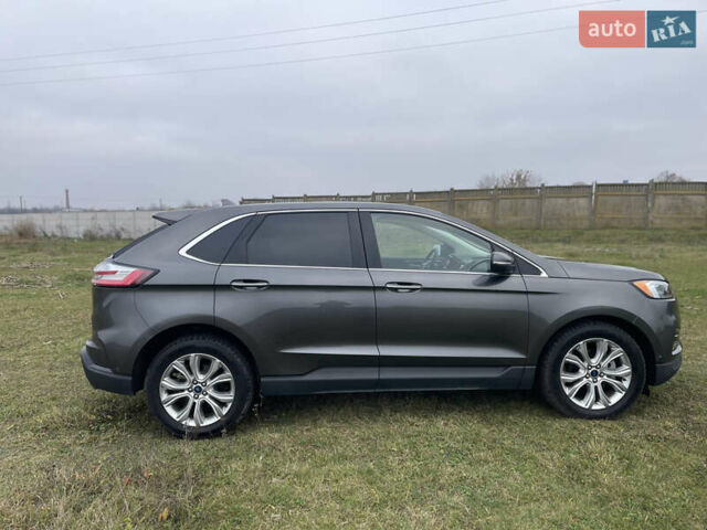 Серый Форд Эдж, объемом двигателя 2 л и пробегом 93 тыс. км за 19600 $, фото 11 на Automoto.ua