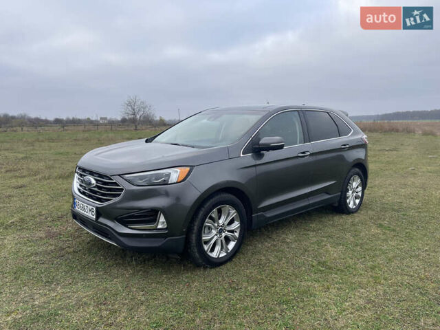 Серый Форд Эдж, объемом двигателя 2 л и пробегом 93 тыс. км за 19600 $, фото 5 на Automoto.ua