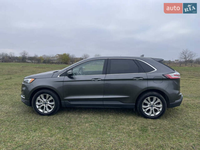 Серый Форд Эдж, объемом двигателя 2 л и пробегом 93 тыс. км за 19600 $, фото 10 на Automoto.ua