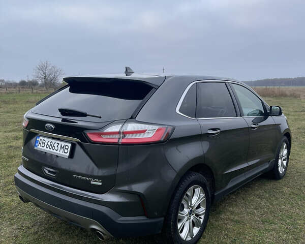 Серый Форд Эдж, объемом двигателя 2 л и пробегом 93 тыс. км за 19600 $, фото 15 на Automoto.ua