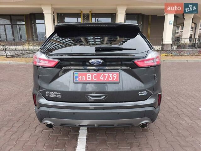 Серый Форд Эдж, объемом двигателя 2 л и пробегом 35 тыс. км за 18300 $, фото 7 на Automoto.ua