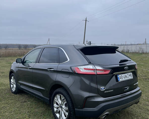 Серый Форд Эдж, объемом двигателя 2 л и пробегом 93 тыс. км за 19600 $, фото 12 на Automoto.ua