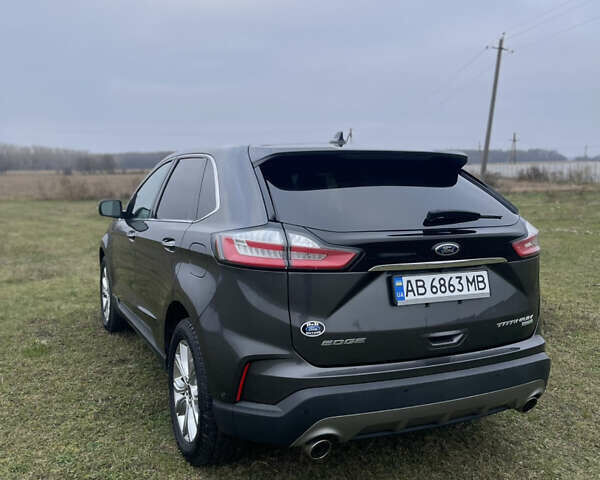 Серый Форд Эдж, объемом двигателя 2 л и пробегом 93 тыс. км за 19600 $, фото 16 на Automoto.ua