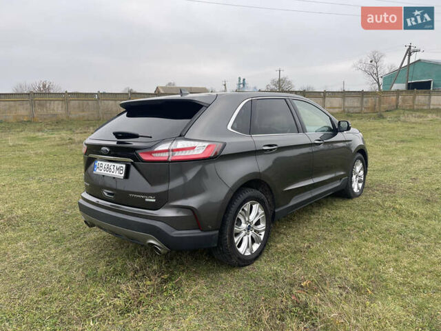 Серый Форд Эдж, объемом двигателя 2 л и пробегом 93 тыс. км за 19600 $, фото 8 на Automoto.ua