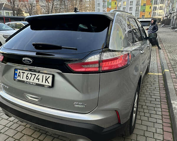 Серый Форд Эдж, объемом двигателя 2 л и пробегом 123 тыс. км за 17300 $, фото 11 на Automoto.ua