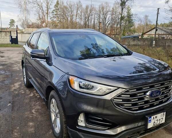 Серый Форд Эдж, объемом двигателя 2 л и пробегом 98 тыс. км за 17800 $, фото 1 на Automoto.ua